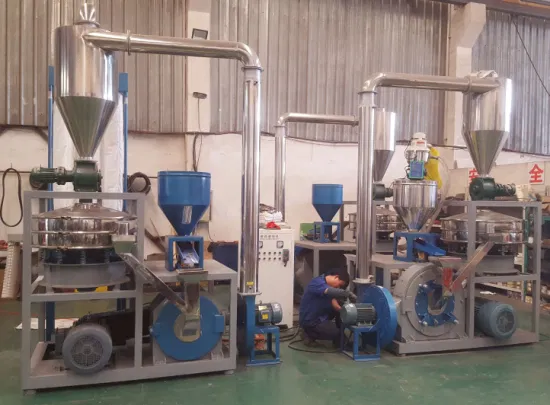 Fully Auto Crushing and Pulverizing Machine Plastic PVC Pulverizer Waste Scraps Milling Machine Grinding Machine